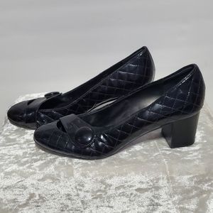 Talbots Black Patent Leather Career Shoes